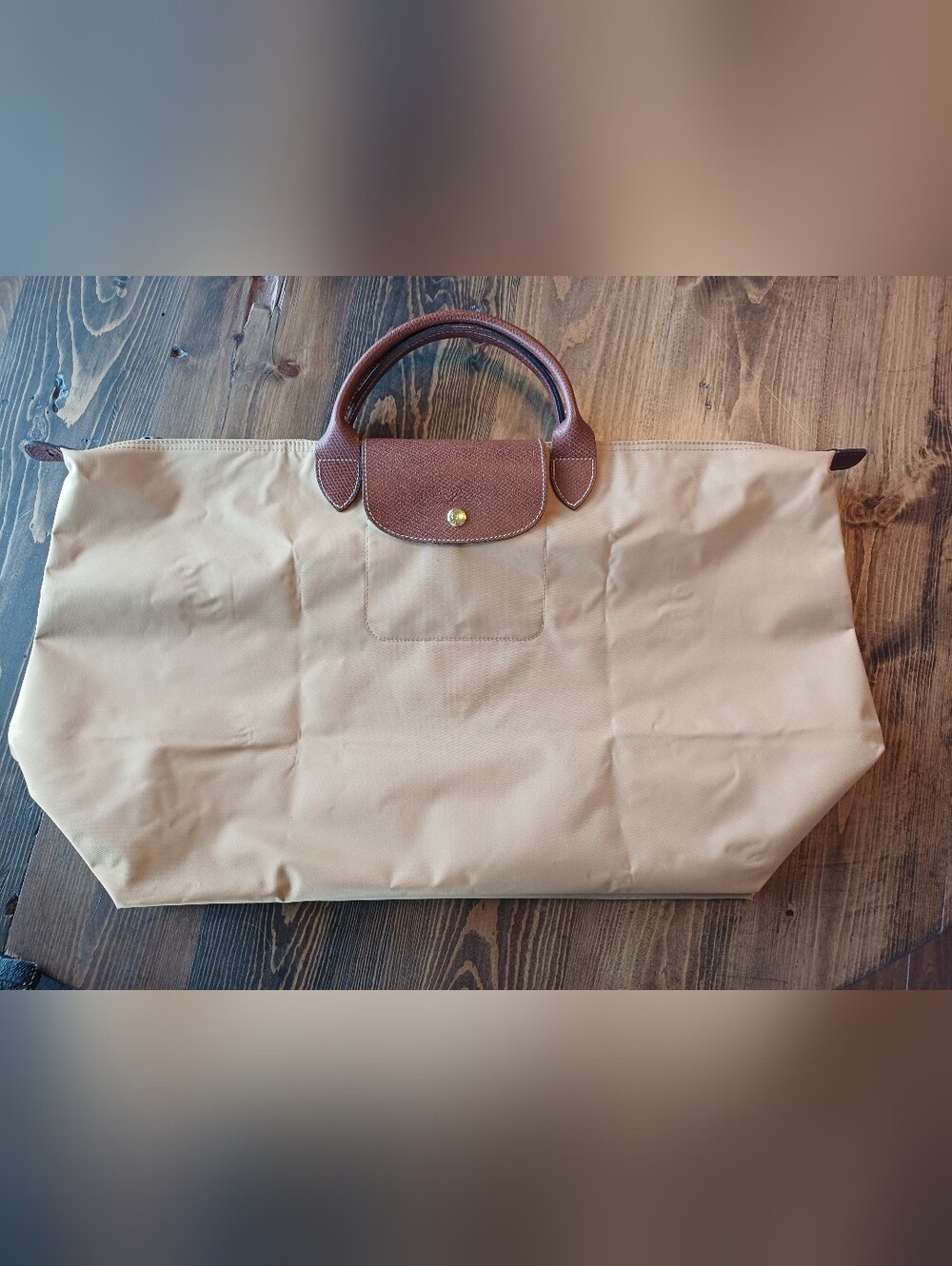 Longchamp Le Pleage XL Travel Tote Bag Cognac Color Like New Condition!